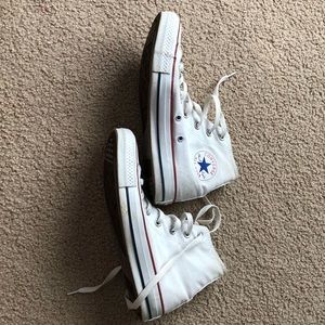 White High Top Converse